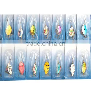 30Pcs Assorted Mixed Color Fishing Lures Metal Spinner Spoon Sequins Hook Hard Bait Tackle thumbnail-1