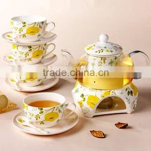 Hot Sale Good Quality Creative Customized Bone China Ceramics Tea Set thumbnail-1