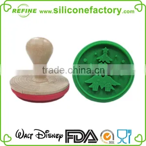 Existing Molds! Wholesale Christmas Silicone Cookie Stamp, Set of Three thumbnail-4