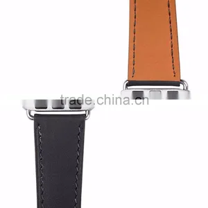 2016 Fashion and Popular Genuine Leather For Apple Watch Bandsfor Man Strap 38mm With Various Colors&Customs thumbnail-4