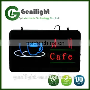 LED Animated Neon Bright Light CAFE Attractive Business Sign thumbnail-1