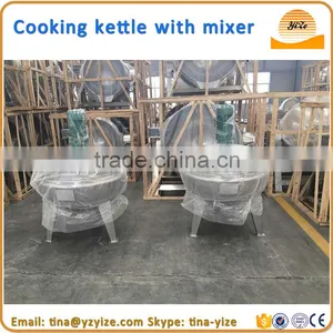 Commercial Electric Cooking Pot / Sugar Cooking Jacketed Kettle for Sale thumbnail-1