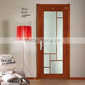 2016 New Design Interior PVC Coated MDF Wooden Doors for Rooms thumbnail-1
