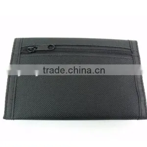 NEW HIGH QUALITY TRIFOLD CANVAS VELCRO SPORTS WALLET thumbnail-3