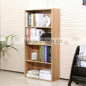 Good Quality Best Price Walnut MDF Bookcases/bookshelf thumbnail-1