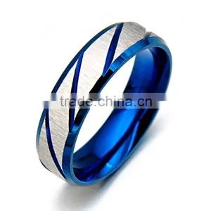 High Polished Plated Rings 3 Colors Mens Rings Simple Stainless Steel Fashion Rings Jewelry thumbnail-3