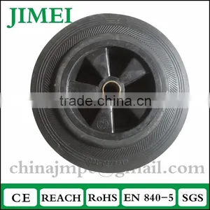 Heavy Duty Dustbin Wheel for 120L, 240L Cross Core Waste Bin Wheel 200mm thumbnail-1