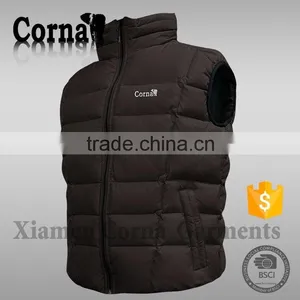 2015 New Arrival Custom Color Sleevelss Windproof 100% Polyester Warm Keeping Waist Coat for Men thumbnail-3