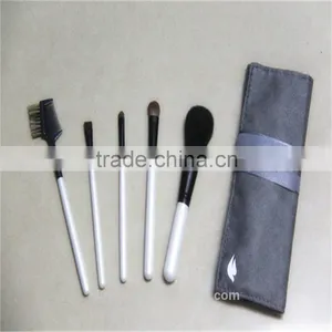 6pcs Wholesale Travel Cosmetic Brush Set With Makeup Brush Case thumbnail-6