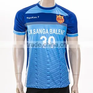 Micro-mesh Sublimation Football Jersey/custom Sublimation Sublimated Football Jersey/kids Soccer Uniforms Cheap thumbnail-2