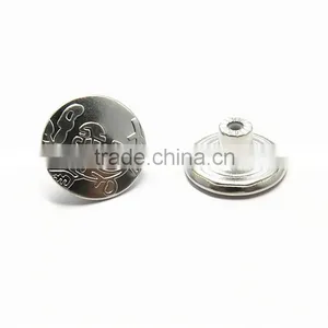Fashion Kinds of Custom Metal Denim Shank Jeans Button thumbnail-4