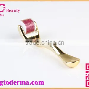 GTO New Designed Gold Handle 540 Count Titanium Microneedle Derma Roller thumbnail-2