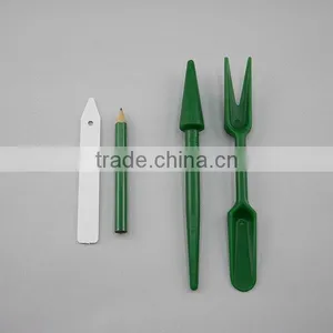 Plastic Planting Set Widger Dibber White Plant Labels Garden Tool thumbnail-3