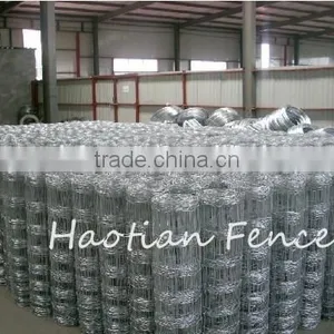 Ranch Woven Field Fence 2.5mm Diameter Cattle Wire Fence 1.2m High Galvanized Surface Livestock Fencing thumbnail-2