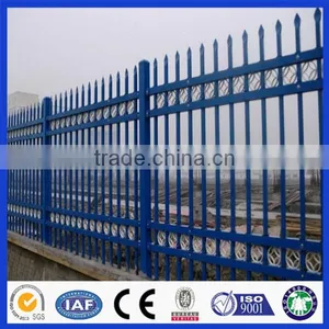 PVC Coated Casting Wrough Iron Steel Fence for Home/garden/villas/school thumbnail-1