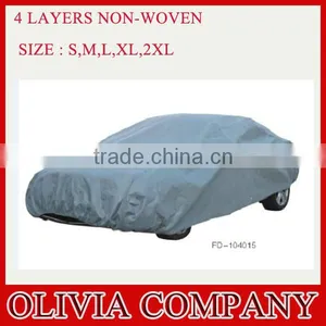 Silver Convient Outdoor Homeuse Car Cover thumbnail-2