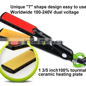 2017 LCD Display Digital Temperature Control Auto Hair Straightener thumbnail-2