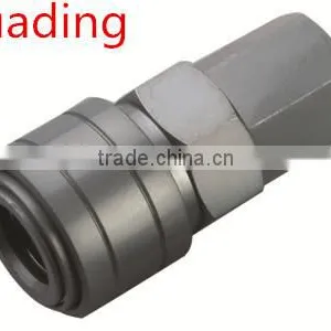 Japan One Tough Type Industrious Female Coupler ,white Nickel Plated ,size of 1/4" 3/8" 1/2" NPT thumbnail-1