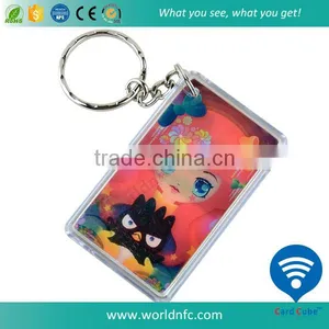 3D China Manufacture S50 Compatible 1k RFID Keyfob/ Keychain/ Key Tag for Chirdren thumbnail-1