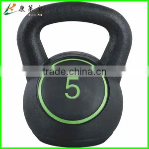 Sand and Concrete Filled Vinyl Kettle Bell Set thumbnail-2
