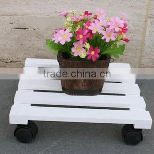 Antique Solid Wood Garden Planter Holder thumbnail-1