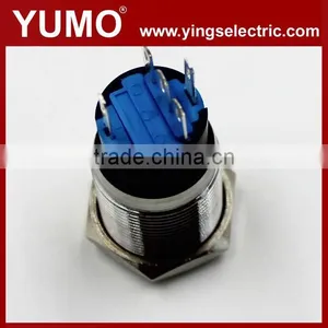 LA19-AJS 19mm 250VA C Led Medical Treatment Elevator Equipment Pushbutton Micro Switch Waterproof Metal Push Button thumbnail-5
