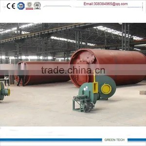 Pyrolysis Plant Pyrolysis Machine for Plastic and Tyre Convert to Fuel thumbnail-1