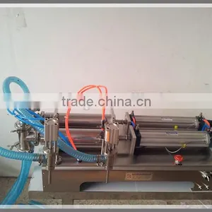 Small Full Pneumatic Double-head Glycerine Filling Machine (semi-auto Liquid Filler, Water Filler ) thumbnail-2