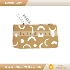 Washable Kraft Paper Custom Zipper Pouch Pencil Case thumbnail-1