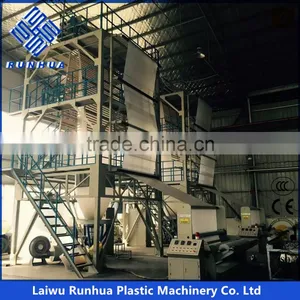 3 Layers Rotary Die Head LDPE LLDPE Blown Film Extrusion Machine thumbnail-1