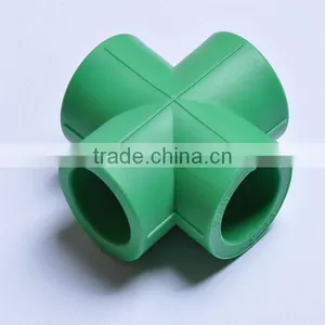 Professional Standard PPR Pipe Fittings, Ppr Water Pipe Equal Cross thumbnail-1
