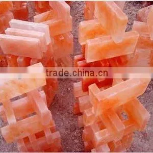 Solid Orange Crystal Rock Salt Bricks and Salt Blocks thumbnail-1