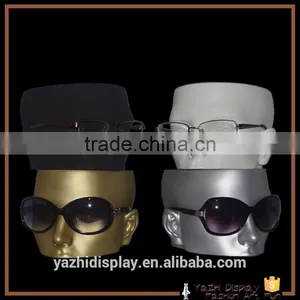 HOT Sale Half Head Silver Mannequin,silver Mannequin Head,head Mannequin for Sunglass Display thumbnail-1