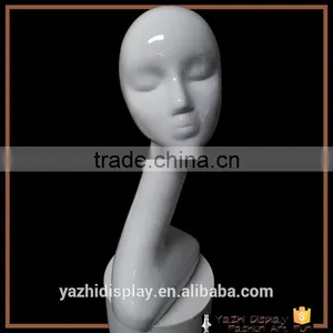 2017 Hot Sale Long Neck Mannequins Head for Hat and Wig Display thumbnail-3