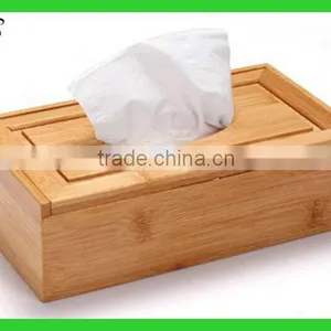 Custom Bamboo Tissue Box Home Decorative Bamboo Tissue Box thumbnail-1
