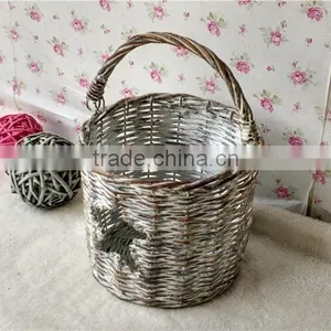 Wicker Baskets With Handles Wholesale thumbnail-1