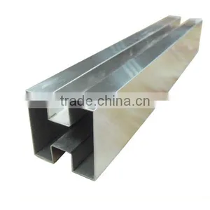 Hollow 201 304 Stainless Steel Extrusion Profile thumbnail-1