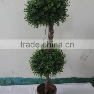 SJ13001119 Indoor Bonsai Tree Artificial Boxwood Spiral Tree thumbnail-2