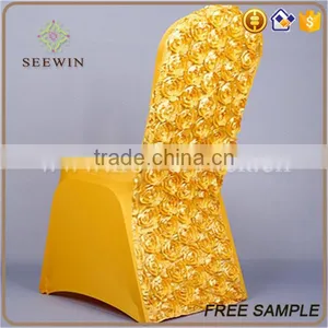 Wholesale Rosette Spandex Elastic Chair Cover thumbnail-2