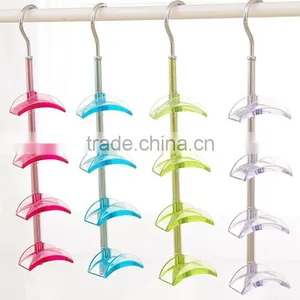 360 Degree Rotatable 4 Layer Hook Rack Bag Rack Bag Hanger thumbnail-2