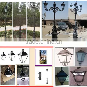 2017 Popular Cast Iron Ornamental Lamp Post thumbnail-1