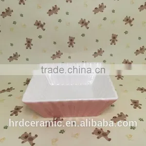 Stocked New Style Restaurant Square Ceramic Plates Dishes / Salad Bowl thumbnail-2