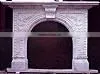 Stone Carved White Marble Fireplace Mantle thumbnail-1