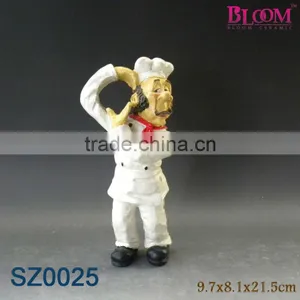 Decorative Custom Polyresin Chef Restaurant Napkin Holder thumbnail-1