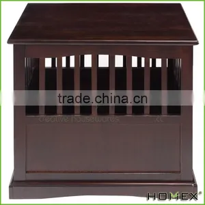 Dog Crate Pet Cage Wooden Furniture End Table Homex_BSCI Factory thumbnail-1