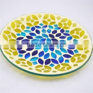 Color Mosaic Candle Holder With Iron Art thumbnail-1