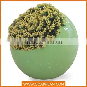 Outdoor Decorative Fiberglass Half Round Flower Pot thumbnail-3