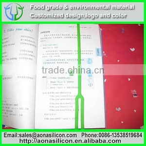 Hot Promotionl Gift Silicone Finger Pointing 3d Silicone Bookmark thumbnail-1
