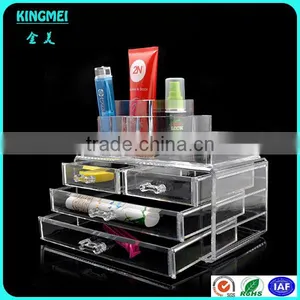 Custom Clear Make up Organizer Transparent Packing and Acrylic Box thumbnail-1
