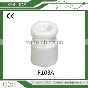 Low Voltage Glazed Porcelain Wiring Insulator thumbnail-1